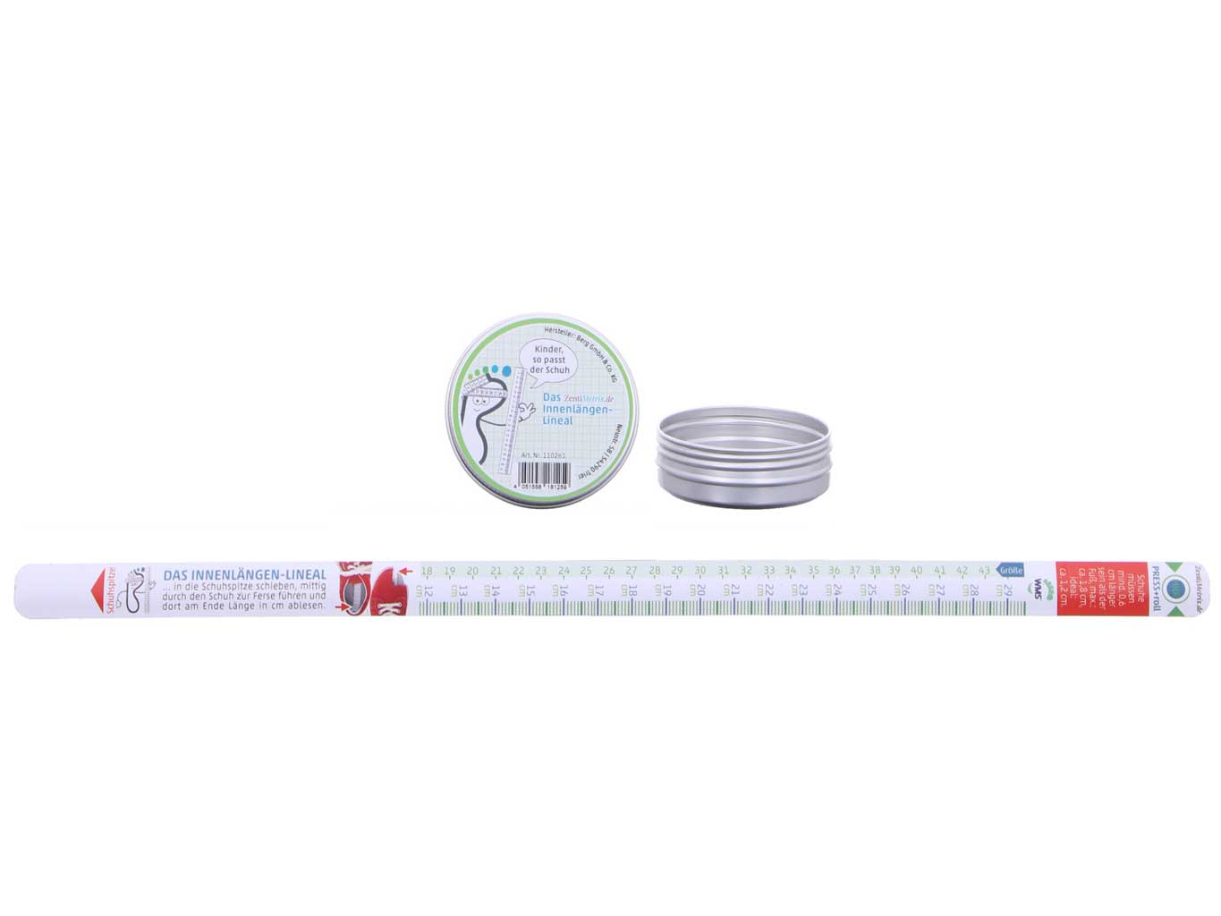 ZentiMetrix® Innenlängenlineal ZentiMetrix® Innenlängenlineal