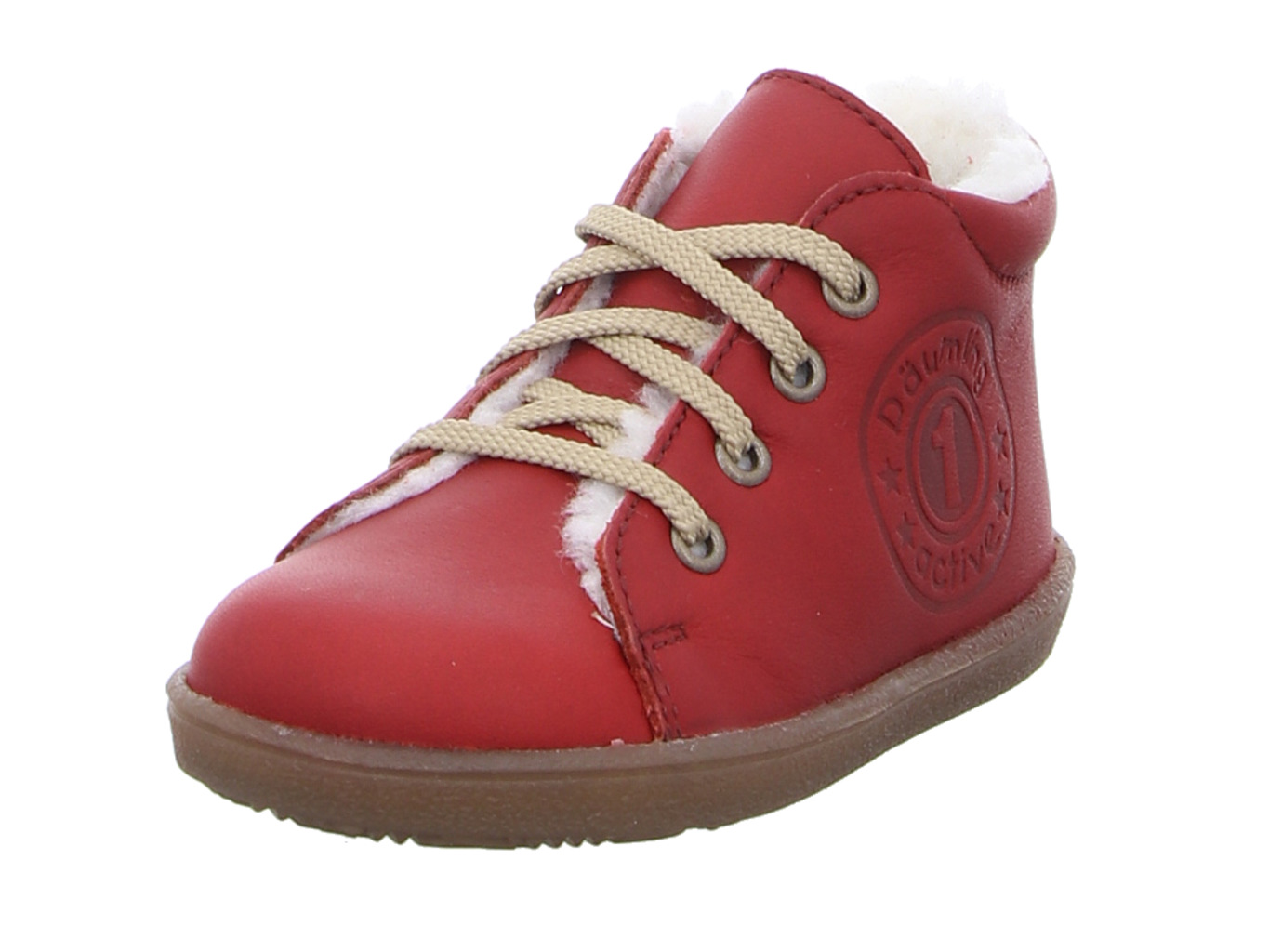 Lauflernschuhe gefüttert rot