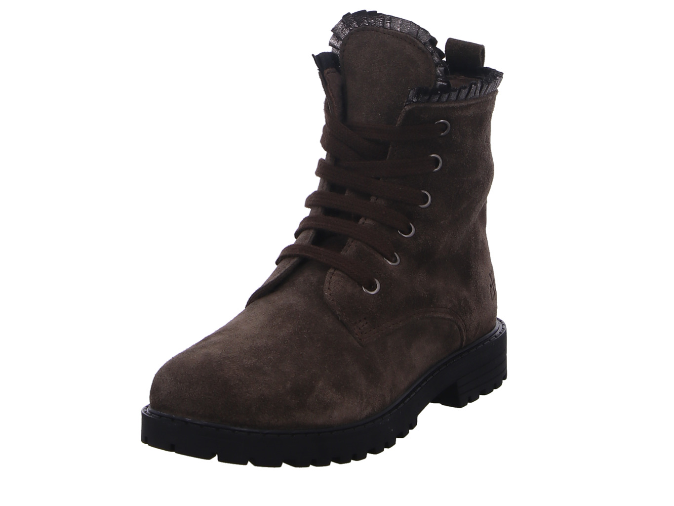 K-Schnürer warm Mädchen taupe