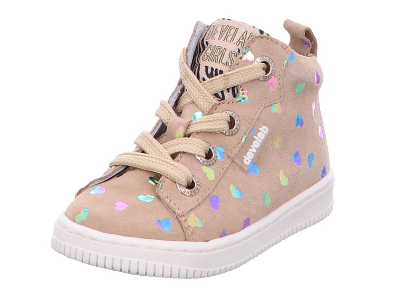 Develab Girls Firststep Mid Cut Laces develab_girls_firststep_mid_cut_laces_44324_229_1193